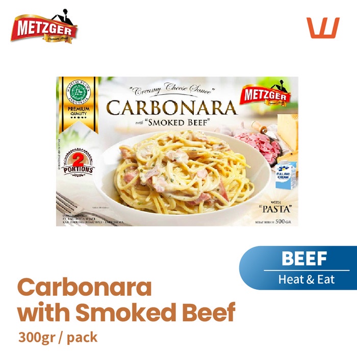 

Promo Metzger Pasta Spaghetti Carbonara Halal Ready To Heat Porsi 2 Org