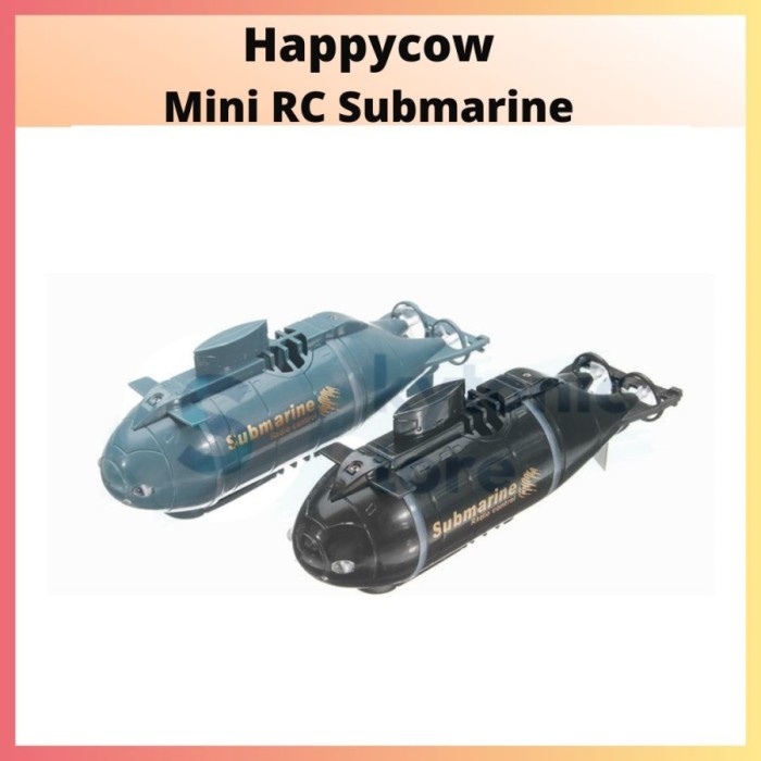 HAPPYCOW MINI RC SUBMARINE SPEED BOAT REMOTE CONTROL KAPAL SELAM