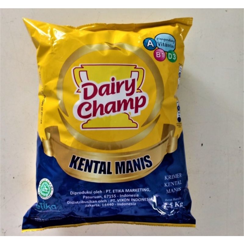 

Dairy Champ 2,5Kg Susu Kental Manis