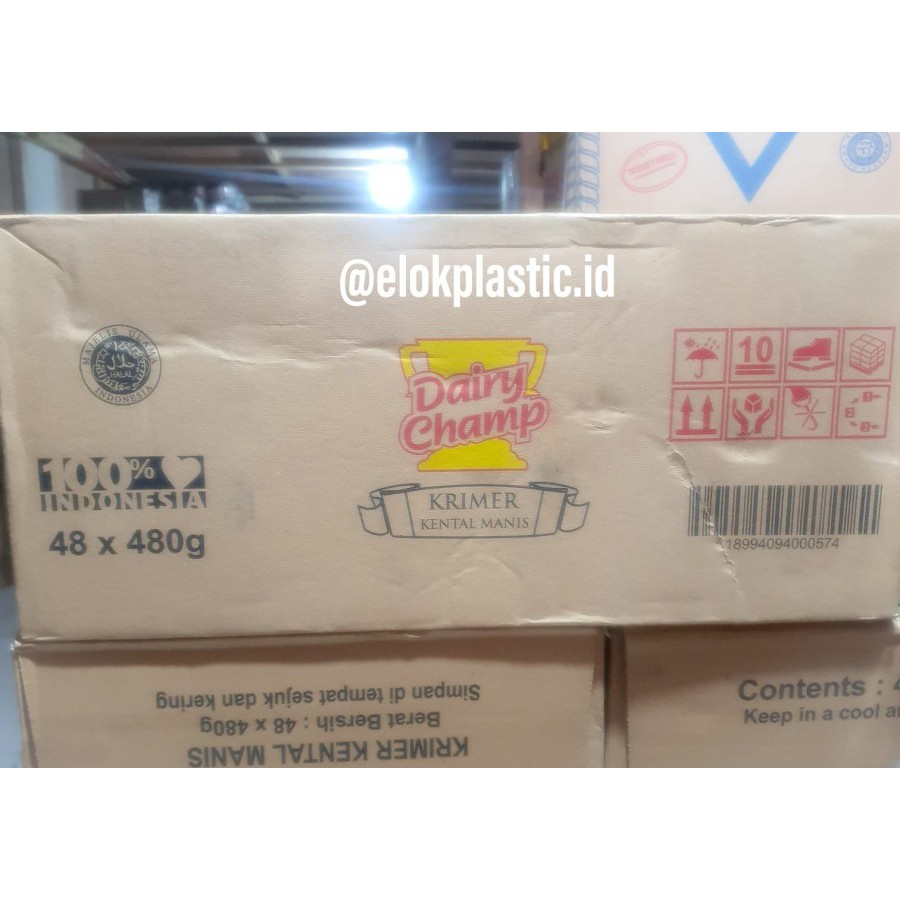 

Susu Kental Manis Dairy Champ Kemasan 480Gr (1 Karton = 48X480Gr)