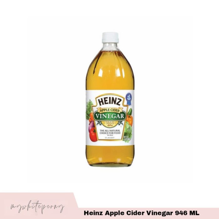 

Terlaris Heinz Apple Cider Vinegar 946 Ml SALE