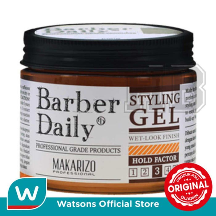 Hair Wax Pomade - Hair Wax & Pomade W3D1163 Makarizo Barber Daily Styling Gel 120G