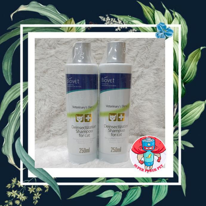 SHAMPO KUCING/ SHAMPO KUTU KUCING/ BIOVET SHAMPO KUTU KUCING 250ML