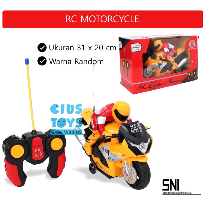 Mainan Mobil | Mainan Motor Balap Remot | Radio Control Motorcycle