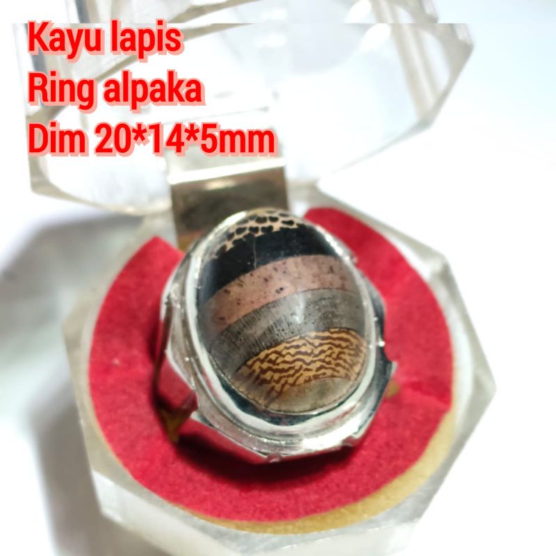 CINCIN BATU LAPIS KOMBINASI KAYU STIGI GALIH ASEM LIWUNG KELOR ALPAKA