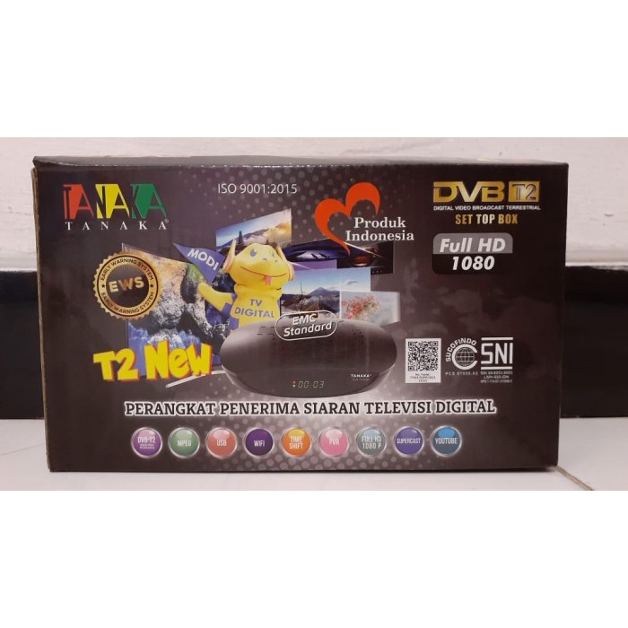 Ready Set Top Box Tv Digital Dvb-T2 Tanaka T2 New