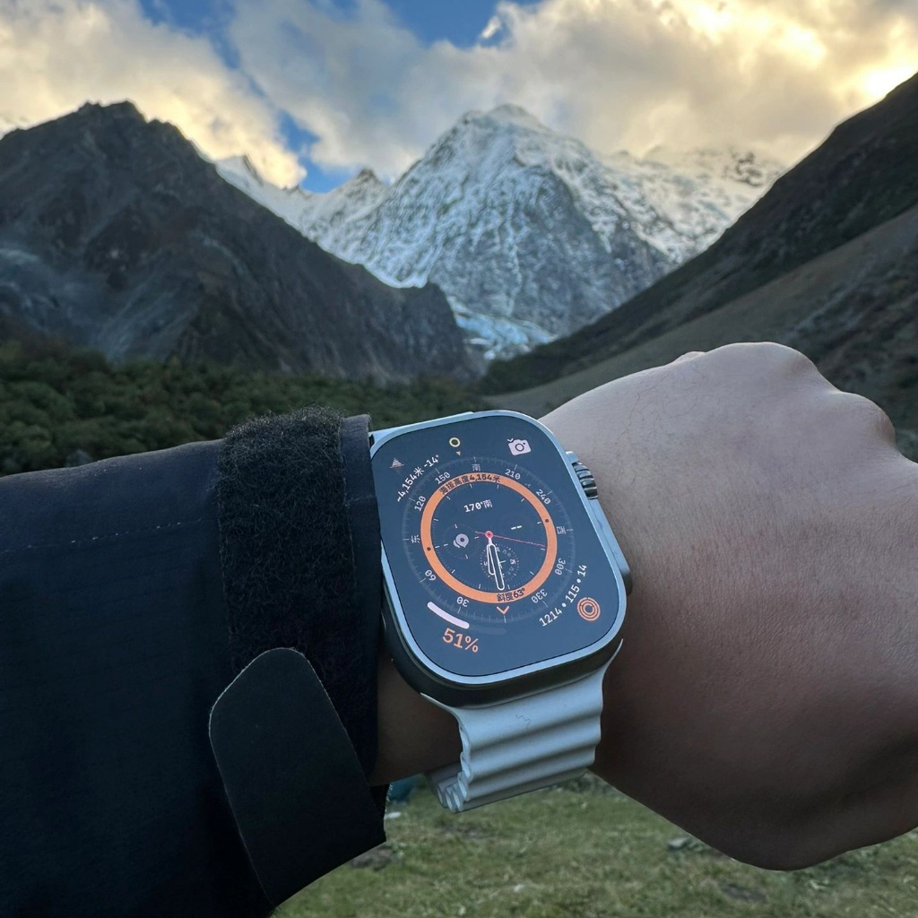 Smartwatch S8 Ultra Max 2.08 Inch Amoled Screen Nfc Gps Telponan Wa Jam Tangan Pria Pemutar Musik