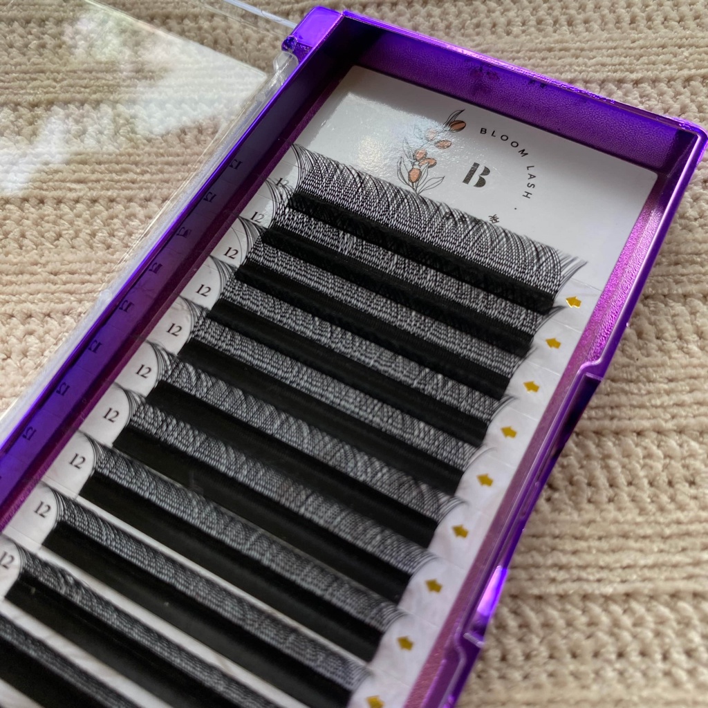 Yy Eyelash Extension Bloom Lash 12 Baris / Y Lash Eyelash Extension / Y Shape Eyelash / Volume Lash