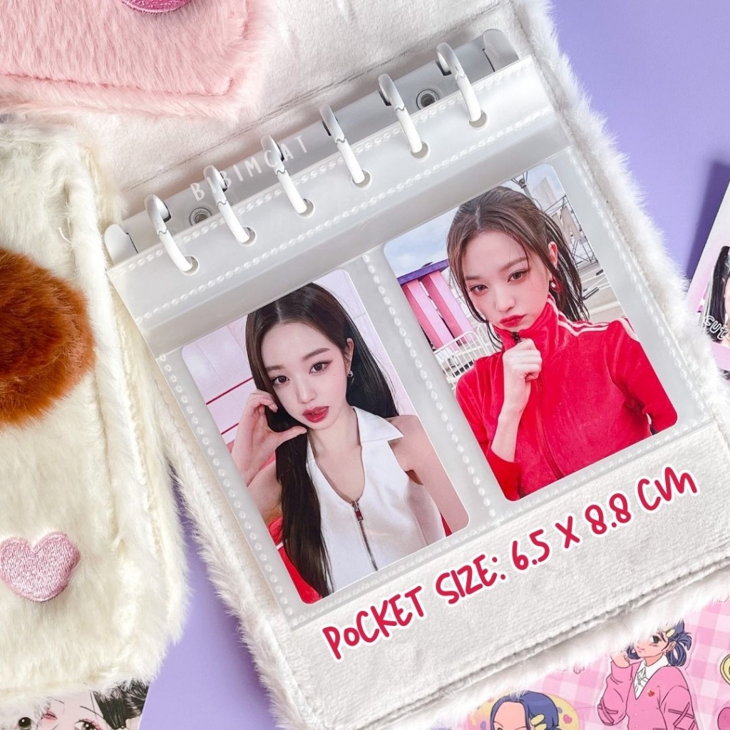 (A7 Wide) Ni Fluffy Binder Photocard / Pc Album