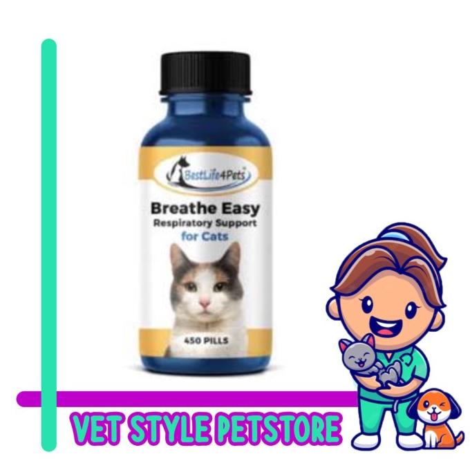 Best life 4pets breathe easy cat obat flu kucing original