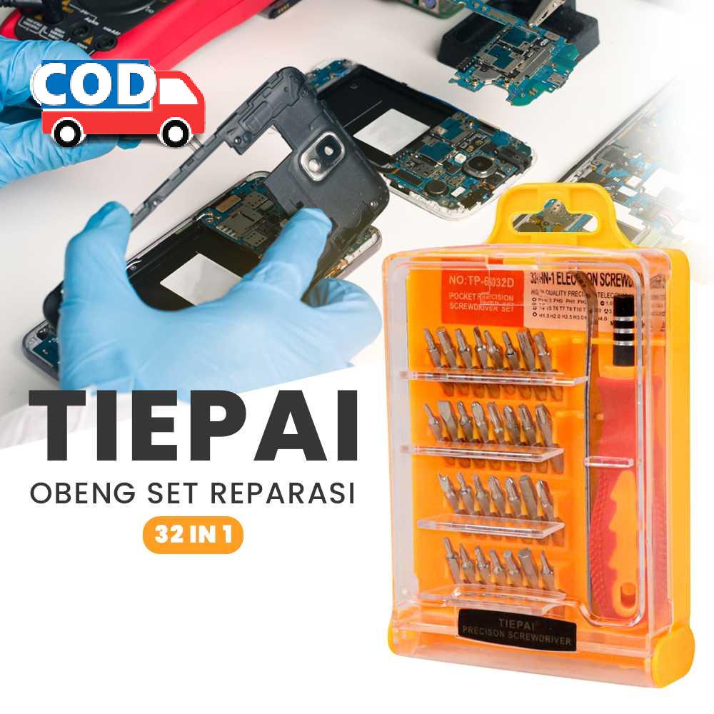 Obeng Set HP Lengkap 32 in 1 Reparasi Elektrik Multifungsi Praktis Kokoh Awet Serbaguna