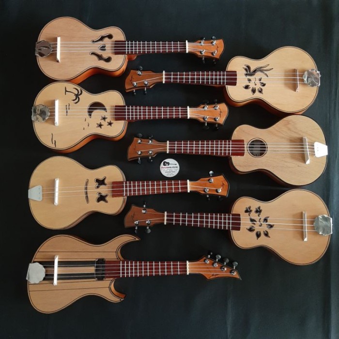 Ukulele - 100% Asli Ukulele Kentrung Pare Tipis Senar 3 Dan Senar 4 Bonus Pick