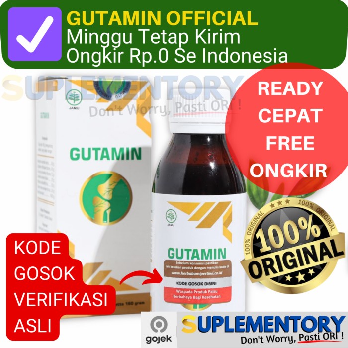 

Madu GUTAMIN Asli Obat Herbal Pengapuran Nyeri Sendi Bengkak Rheumatik