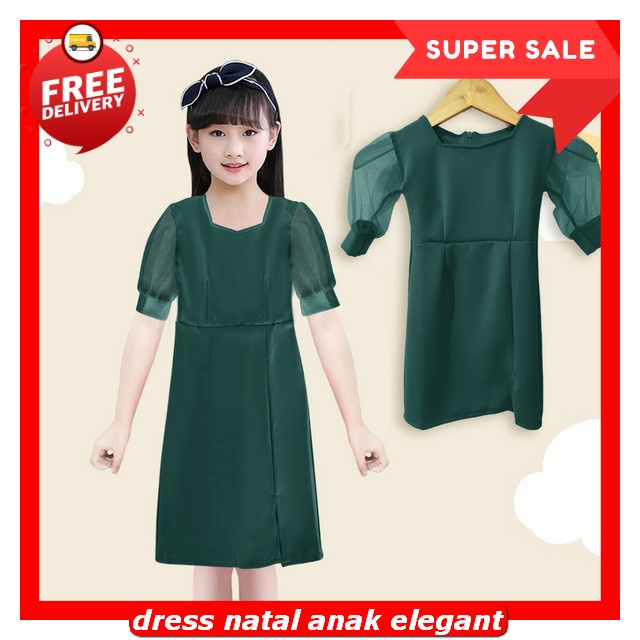 Dress Natal Anak Perempuan Import Dreas Snak 7 Taun Terbaru Dress Pesta Mewah Import Dres Tutu Znak 