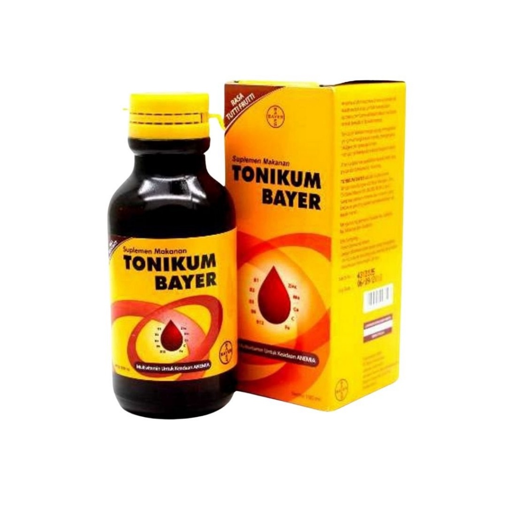 

Tonikum Bayer Syrup 100 mL / Suplemen ini membantu memenuhi kebutuhan multivitamin dan mineral - APOTEK RESMI