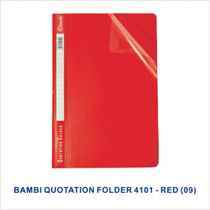 

Asli Quotation Folder/Bussiness File A4 Bambi (Isi 12 Pcs) Best Seller