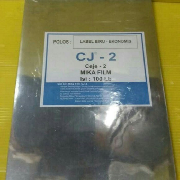 

Termurah Cover Jilid Mika Ukuran A4/F4( Per Pack Isi 100 Lembar) New Original