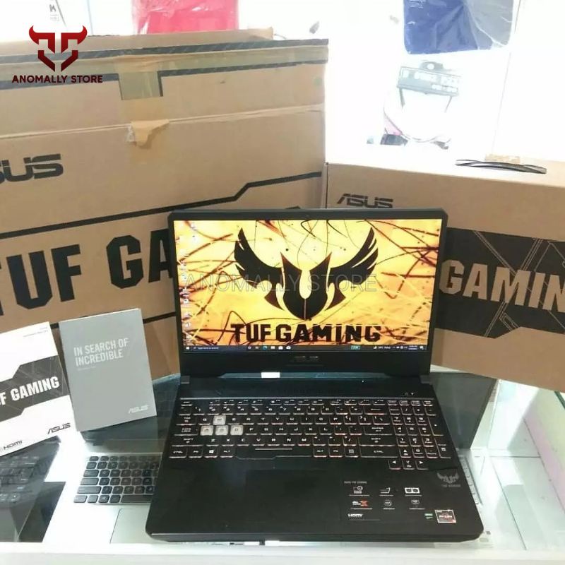 ASUS TUF FX505DD RYZEN 5-3550H GTX1050 HDD 1TB  MULUSS FULLSET