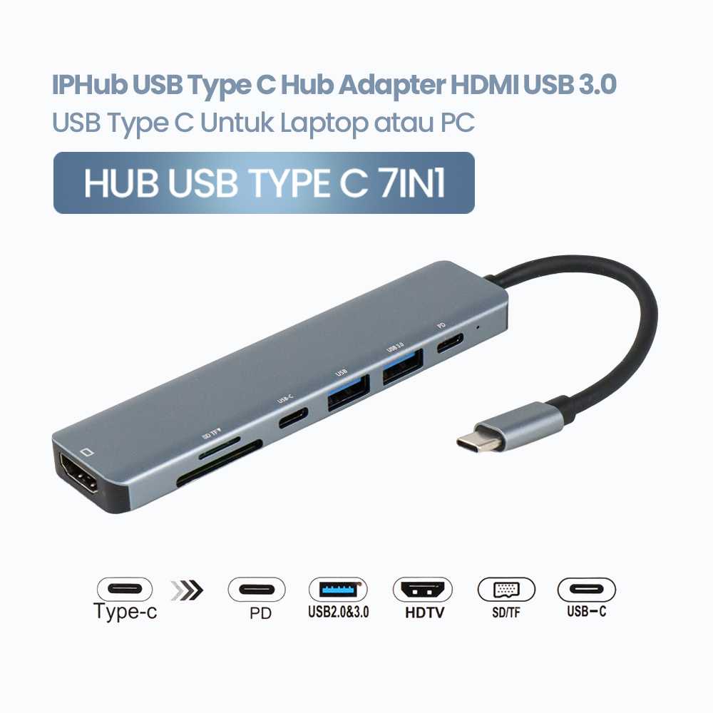 IPHub USB Type C Hub Adapter HDMI USB 3.0 USB Type C - YG-2121
