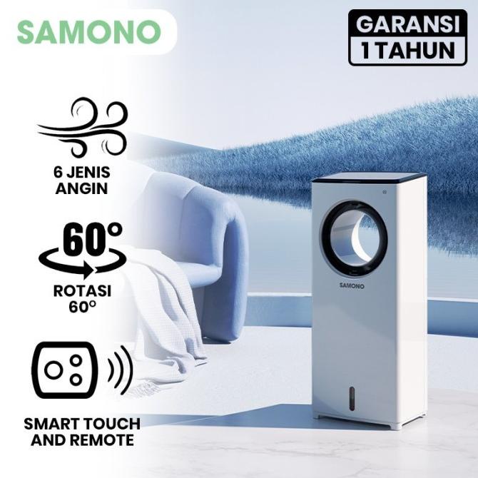 SAMONO Cooling Fan SW-AC25 Kipas Portable Touchscreen Remote