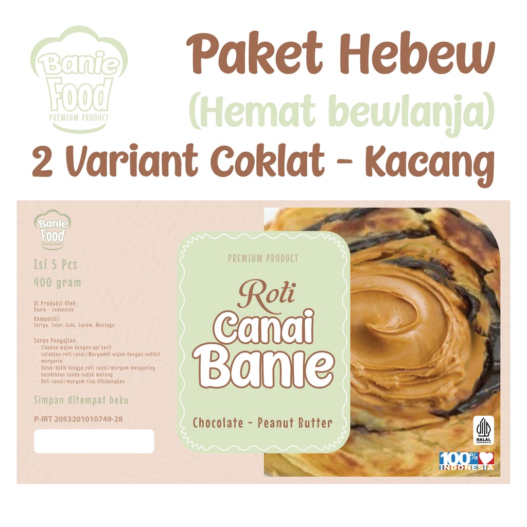 

Paket Hebew 2 Varian Coklat Kacang