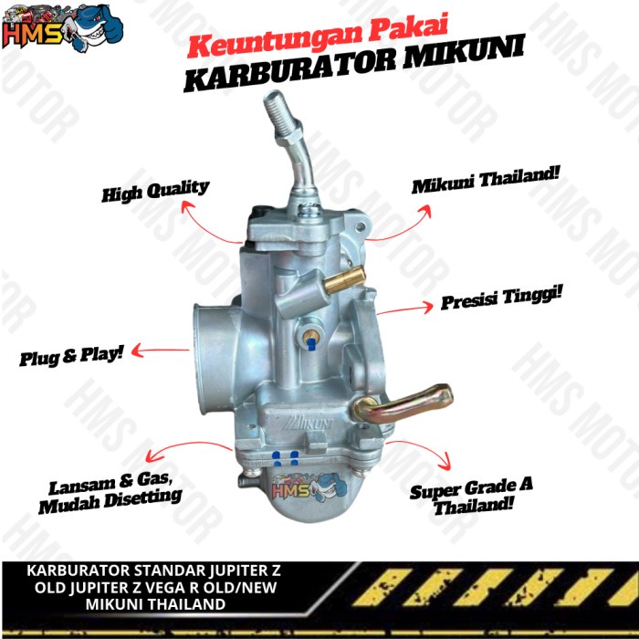 KARBURATOR KARBU VEGA R NEW VEGA R LAMA JUPITER Z LAMA JUPITER BURHAN