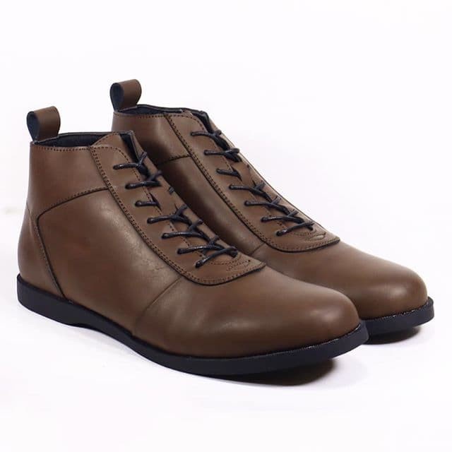 PROMO sepatu pria model brodo sepatu kantor sepatu boot nyaman