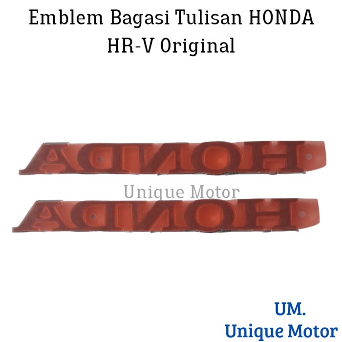 Emblem Bagasi Tulisan Honda HRv 2016 - 2020 Original star