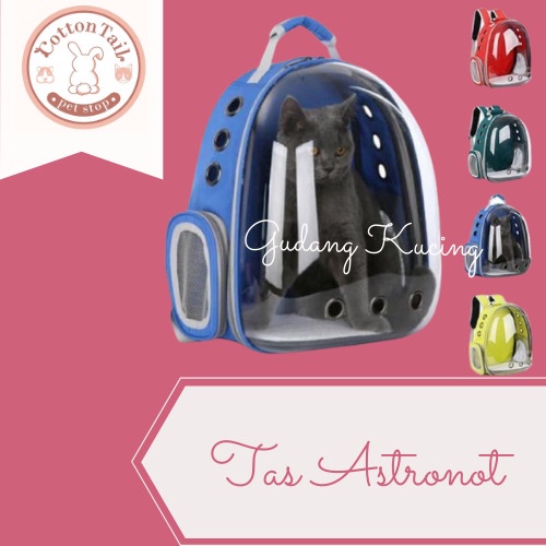 TAS ASTRONOT / RANSEL ASTRONOT TRANSPARAN ANJING KUCING
