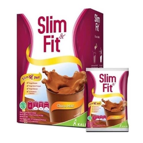 

Slimfit Susu Diet Slim & Fit Powder Milk 6 X 54 Gr Choco Malt