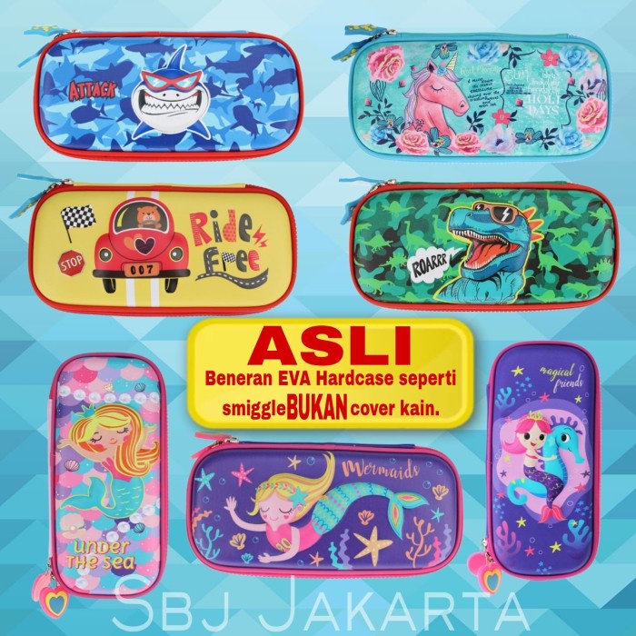 

SALE Tempat pensil Kotak pensil smiggle Lookalike 3D Hardcase Waterproof Termurah