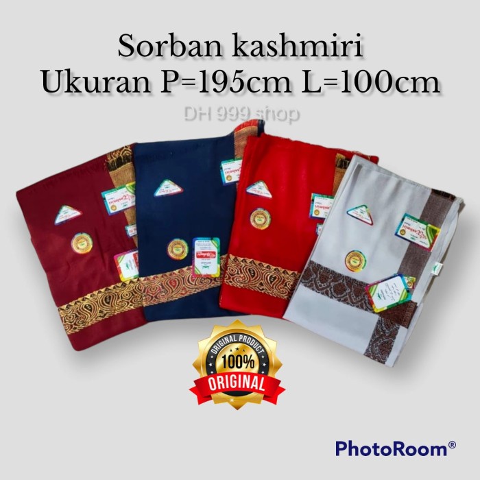 sorban sorban kashmiri(L1N0) sorban pria sorban kashmiri sorban putih GRATIS ONGKIR sorban pria pale