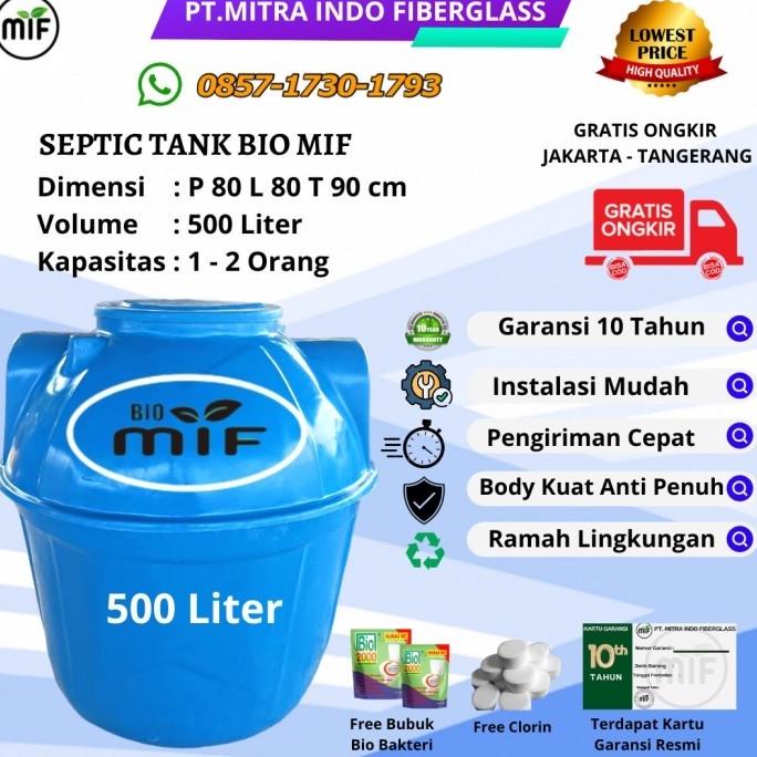 Septic Tank Bio, Biotech, Biofil, Biotank 500Liter, Septic tank