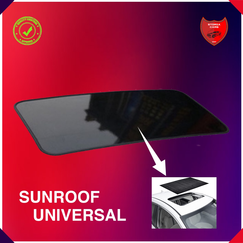 DUMMY SUNROOF BLACK SOLID VARIASI UNIVERSAL MOBIL