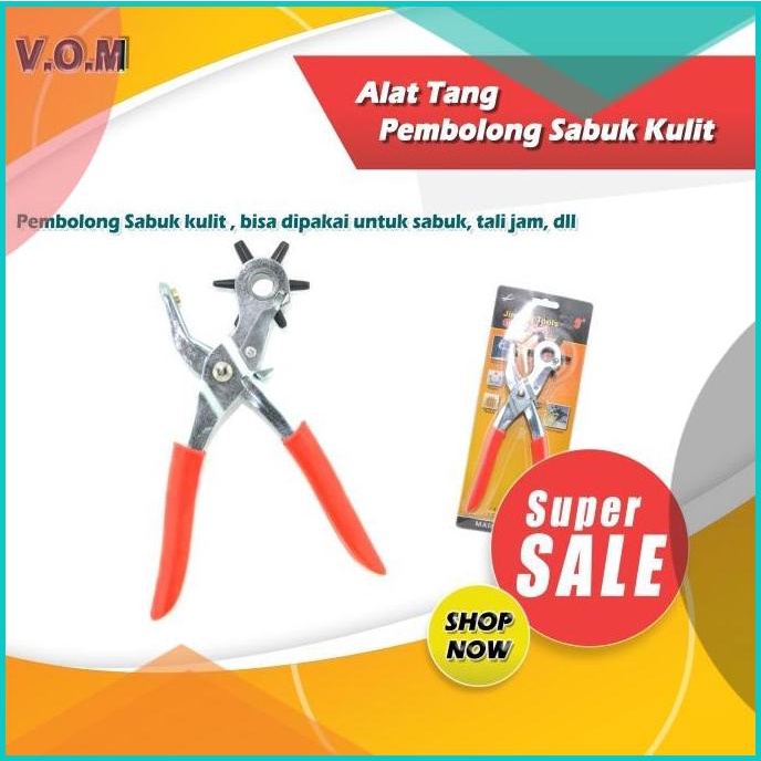 

Alat Tang Pembolong Sabuk Kulit kertas plastik - Hole Puncher 20JVLZ3