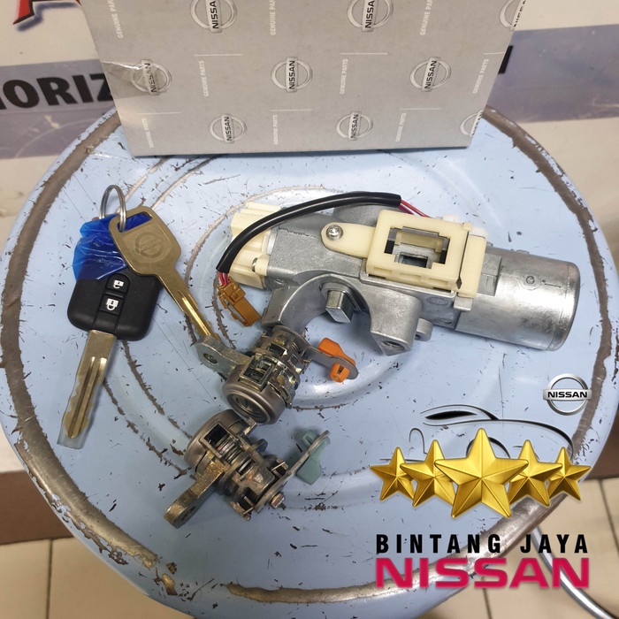Key Set Kunci Kontak Set Nissan March K13 Remote Original Nissan (Bintang Motor Nissan)