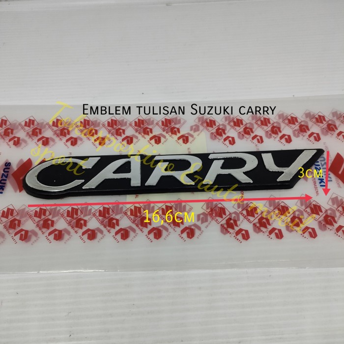 Emblem logo huruf Tulisan Lambang Suzuki Carry CARRY star