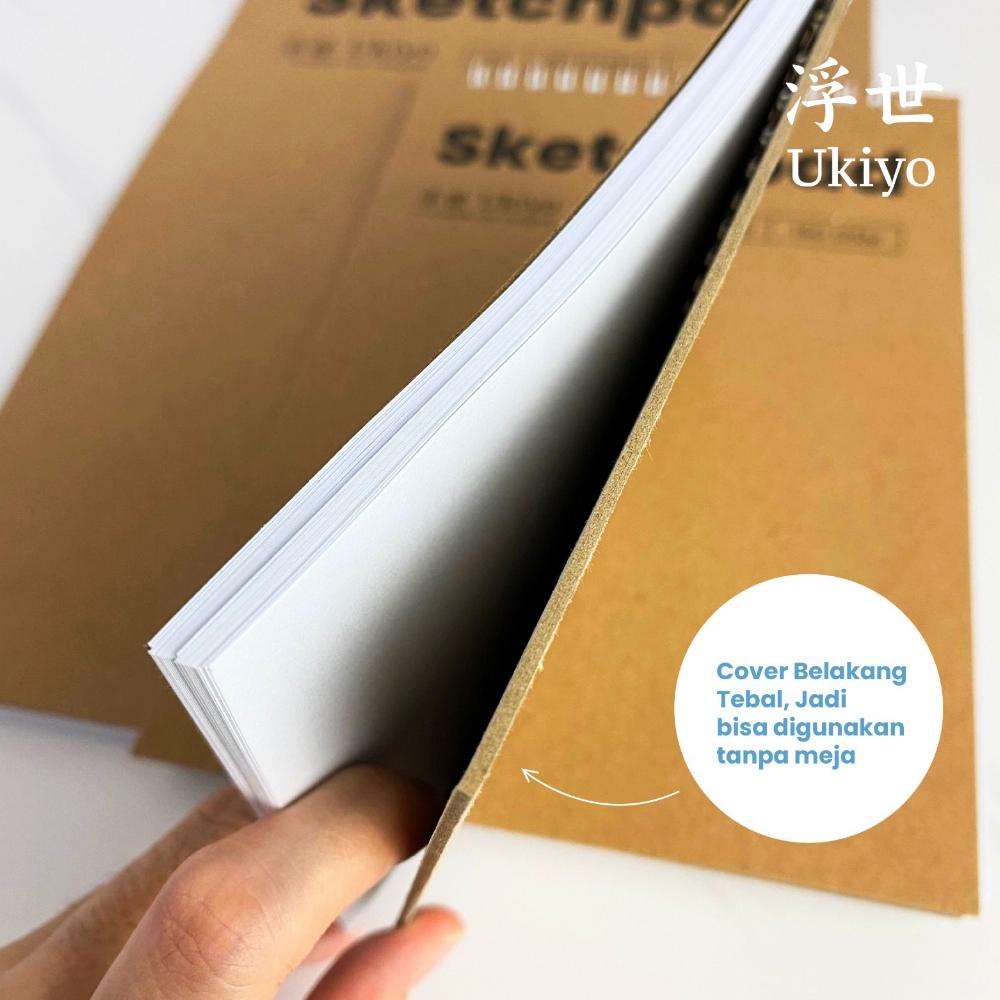 

Termurah Buku Sketsa Ukiyo Sketchpad 150 GSM Wired A6/A5/A4 Craft Cover Jilid Spiral Original