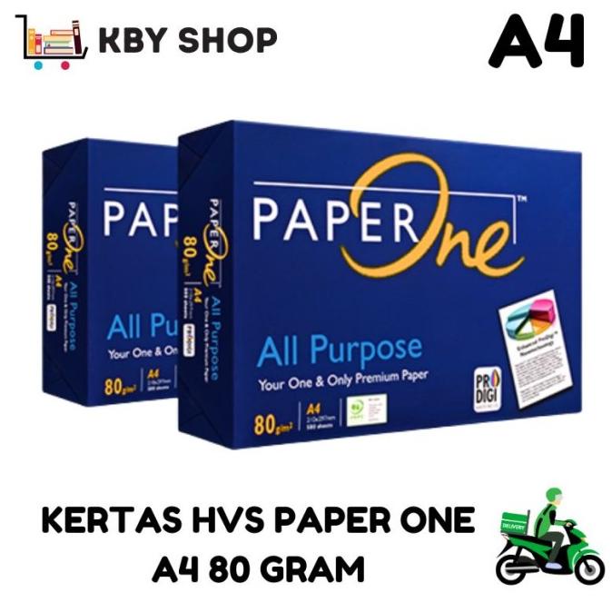 

Khusus Gojek/Grab Kertas Hvs A4 80 Gr Paperone Kode 1403