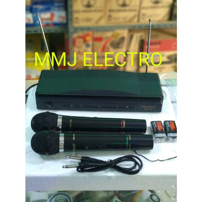 MIC HOMIC- MICROPHONE HOMIC DOUBLE WIRELESS HM 306