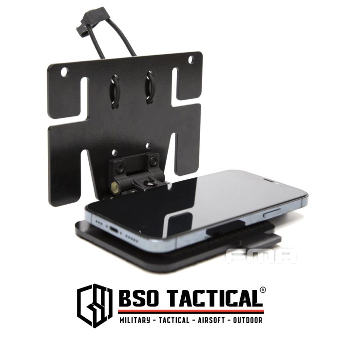 Promo Fma Tactical Vest Phone Holder For Vest Rompi Molle Universal