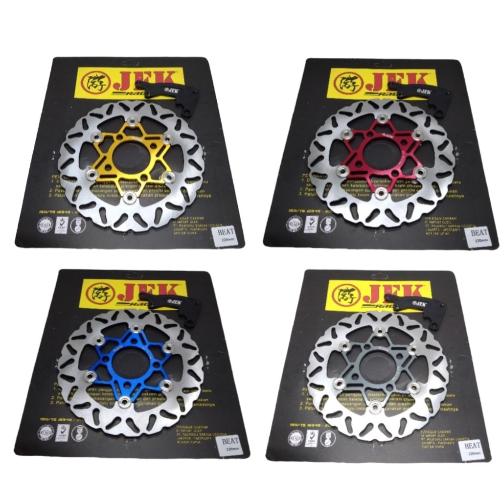 Piringan Cakram Psm Cakram Jfk 220 Mm Floating Disc Brake Vario,Beat,Scoopy,O,O Soul,O J Dan Motor