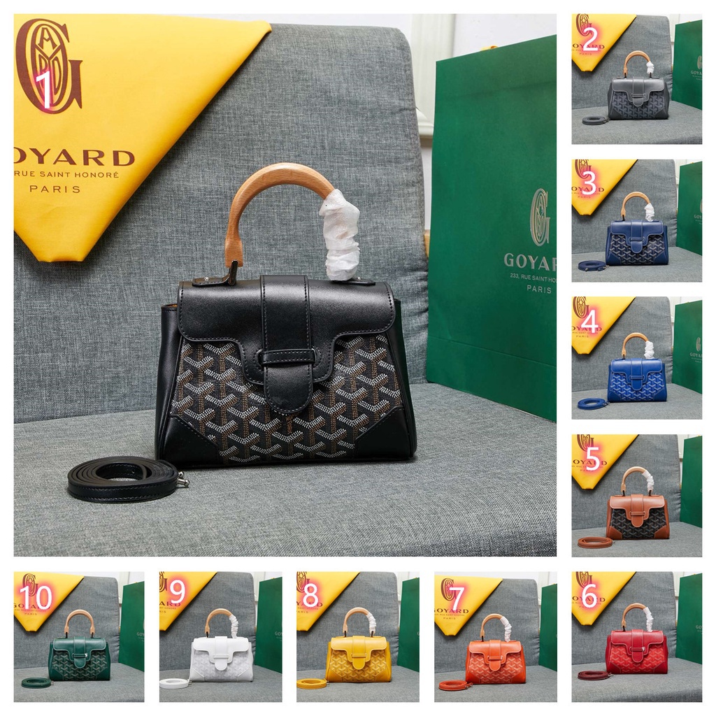 GOY Saigon bag, mini Sigon, portable messenger bag, saddle bag, dogtooth bag, Kelly bag