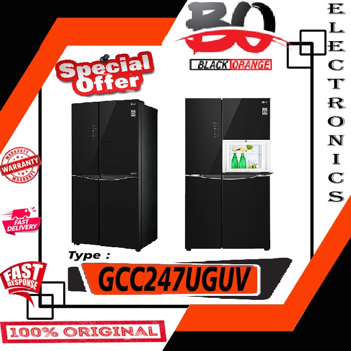 LG GC-C247UGUV KULKAS SIDE BY SIDE GCC247UGUV GC-C247 GCC247 247UGUV ORIGINAL