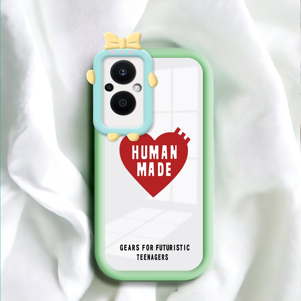 Hpkesing untuk OPPO FIND X3LITE K10 5G Reno 8 7z 8z 7Lite 8Lite 5G Small Monster Phone Casing  Pola 