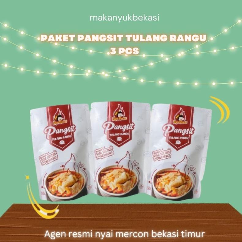

DISCOUNT PAKET PANGSIT TULANG RANGU 3 PCS NYAIMERCON FULL DISCOUNT