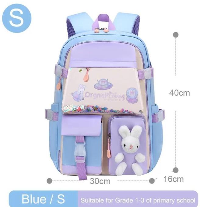 Tas Sekolah Anak Perempuan Tas Anak Anti Air Model Kulkas Korea Import Original