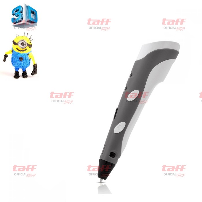 

New Printing Pen 3D Stereoscopic Drawing Lukis 3 Dimensi Edukasi Anak _.