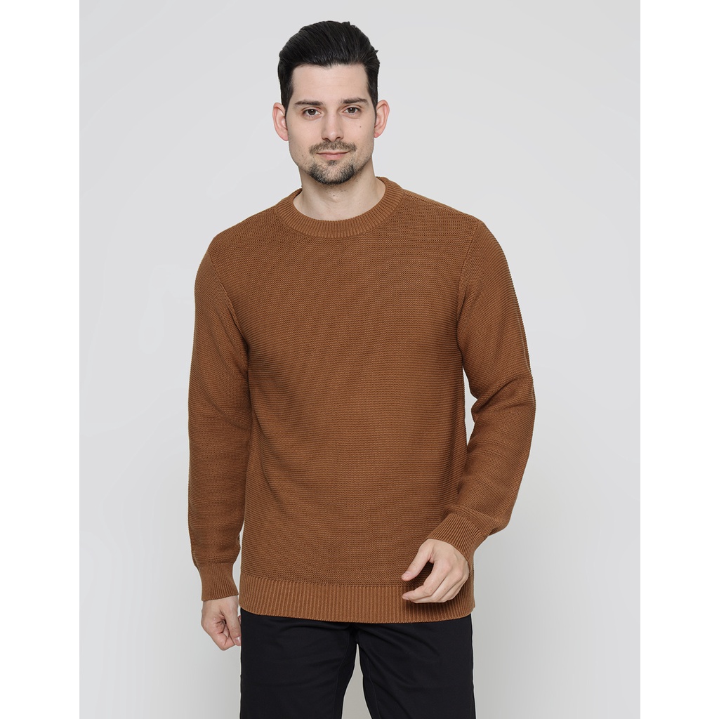 Andrew Smith Sweater Kerah Bundar Pria 117065543