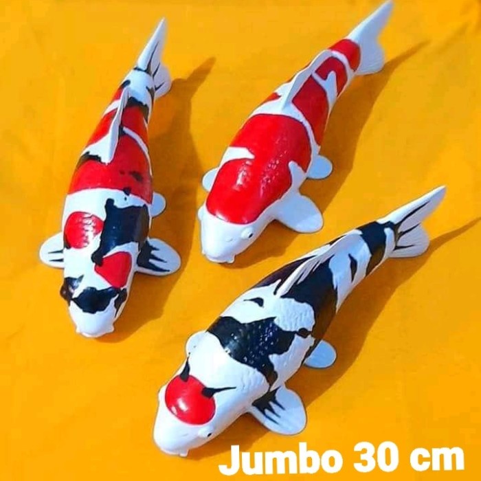 pajangan ikan koi 30 cm miniatur replika dekorasi patung souvenir